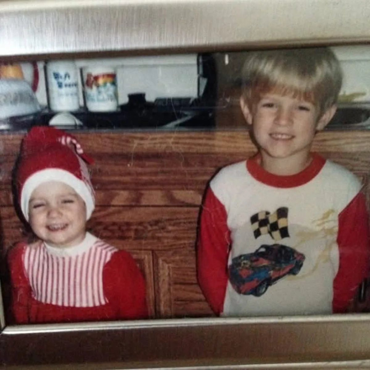 Ryan with his sister Meghan as kids in the Twin Cities