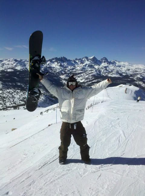 Ryan Rutz snowboarding